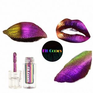 aurora Metallic Eyeshadow Powder Pigment Aurora Multi Chrome Liquid Eye Shadow Stick High Light Chamele Eyeshadow Makeup w7O1#