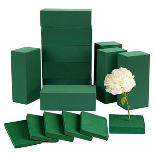 10st Floral Foam Block Diy Flower Packing Green Styrofoam Bricks Mud Artificial Flower Holder Wedding Garden Home Decoration 240309