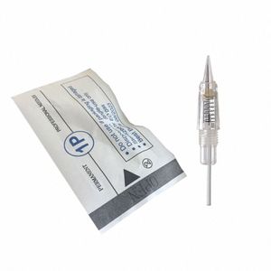 30/50/100pcs Disposable 8mm Screw Tattoo Needles Cartridges For Permanent Microblading Lips Eyebrow Makeup Needles 1P 1RL e0xN#