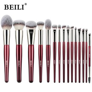 BEILI Soft 891530 Pz Pennelli per trucco adatti per fondotinta in polvere correttore ombretto sopracciglio ciglia eyeliner set di pennelli 240311