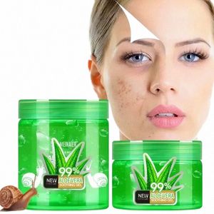 150 ml 250 ml Aloe Vera Gel Naturalny ślimak krem ​​do twarzy głębokie nawilżanie hydrati rewitalizacja emolarności wygładzanie rozjaśniania kremu pielęgnacyjnego t1rn#