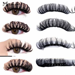 russian Mink Les DD Curl Full Strip Fake Eyeles Bulk Wholesale Fluffy Natural Magnetic L Extensi Supplies Makeup Tool 47nN#