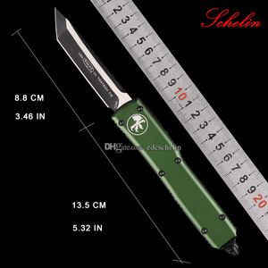 Coltello automatico otf tech coltelli automatici micro tasca utensili lama utx manico colorato manici verde rosso blu arancione