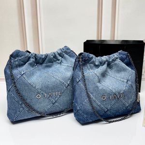 Woman Casual bag Denim Grand Shopping Bag Tote Travel Designer Sling Body Bag luxurys handbag Quilted Large Capacity Shoulder bag Cross Body Designer denim 22 bag