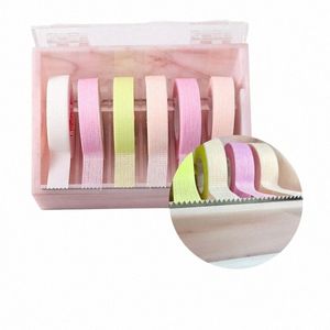 l Tejp Cutter Storage Box Acrylic Luxury Eyel Extensi Tapes Dispenser Pink Marble Tape Holder L Extensi Tool R9ZU#