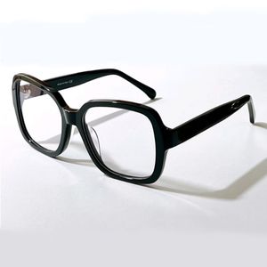 Occhiali da vista quadrati da donna Occhiali da vista con montatura in oro nero Lenti trasparenti Montature per occhiali da vista Occhiali con scatola268a