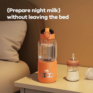 Portable Baby Milk Bottle Warmer 400ML USB Quick Charge 316 Food Grade Glass Outdoor Travel Electric Instant Water 240322