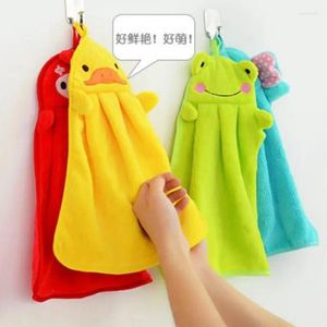 Asciugamano Asciugamani da bagno per bambini Asciugamani da bagno per bambini in morbido peluche Cartoon Animal Wipe Appeso per il bagno per bambini Cucina