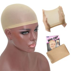 Retine per capelli 2PC di alta qualità protezione della parrucca dei capelli umani calza cap per Natale cosplay parrucca del merletto tappi calza elastica fodera in rete per fare parrucche