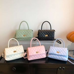 Ringer Lattice Marke Frauen Bolsas Günstige Sacs Haupt Pu Leder Umhängetaschen Luxus Großhandel Designer Mode Handtaschen Für Damen