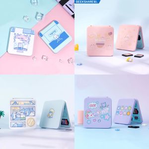 Cases Cute Hard Shell Game Cards Storage Box Protective Case Holder For Nintendo Switch Oled NS Lite Memory TF Store Cover Accessories