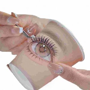 Практика Les Paper Cups Eyel Extensis Training Наборы для макияжа Практика изготовления тарелок из бумажных стаканчиков Инструмент для накладных глаз D7x5 #