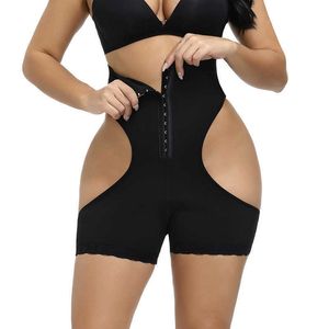 donne vita pancia Shaper glutei color pesca pantaloni attillati bellissimi glutei a vita alta bordo in pizzo pancia