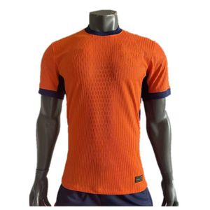 2024 Holanda Versão Jogador Futebol Jerseys Mens F. DE JONG DE LIGT VIRGIL FRIMPONG Camisa de Futebol Holanda MEMPHIS Gakpo AKE Kit Uniforme