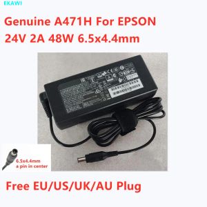 Adapter äkta A471H 24V 2A 48W A421H AC Adapter för Epson Scanner Printer Power Supply Charger