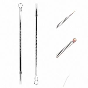 8cm Blackhead Comede Acne Sivilce Blemish Extractor Steinl Çelik İğneler Aletleri Kaldır Cilt Bakımı Gözenek Temizleyici W7RK#