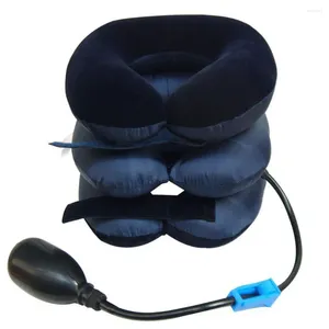 Pillow U-Shape Massage Travel Airplane Air Inflatable Neck Pillows Car Head Rest Cushion Sleep Home Textile For Drop