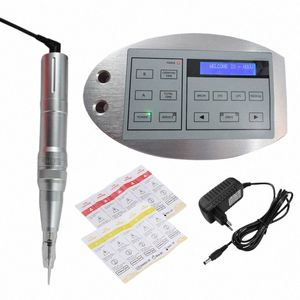 Máquina de tatuagem Digital Inteligente Maquiagem Permanente Sobrancelha Lip Machine Kit Swiss Motor Tattoo Gun Fonte de Alimentação Agulhas de Tatuagem Q2Us #