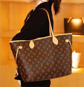 Neverfull 2024 Luxury Designer Bag Women's Handbag Women's Designer Handväska Mamma väska shoppingväska axelväska