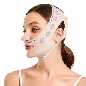 новый бандаж для похудения лица V-Line Face Shaper Подтягивающий пояс для подбородка и щек Лифтинг лица Ремень против морщин Slee Mask Beauty Tools T9Ig #