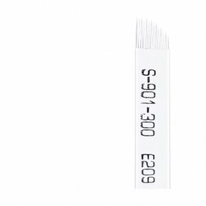 50pcs 14 Pin High Low Arc Tattoo Microblading Needles Permanent Makeup Eyebrow Lips Blade Embroidery Manual Tattoo Pen Tools 447v#