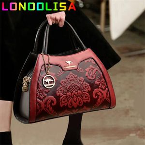 Casual Tote Luxury Leather Handväskor Purse Women Bag designer Messenger Shoulder Crossbody Bag For Female Shopper Sac A Main 240315