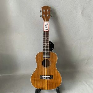 ギター23'ukuleleすべてのソリッドボディアカシアウッド、ローズウッドフィンガーボード18フレットテナーウクレレアコースティックギターハワイ4弦ギター