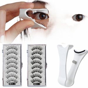 4 pares de olhos falsos magnéticos 3D podem ser reutilizados.Ferramentas magnéticas eyel cosméticos naturais 5 cinto extensi eyel Q3N6 p1sy #