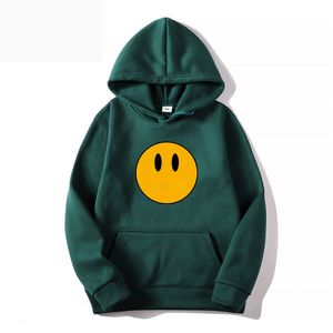 Draw -dyk hoodie designer man tröja topp långärmad skjorta varm hög kvalitet smiley face hoodie mode streetwear tröja mäns casual drew tröjor 550