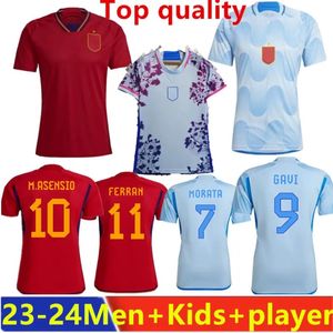 24 Spanien Pedri Soccer Jerseys 2024 2025 Lamine Yamal Rodrigo Pino Merino Sergio M.asensi Hermoso Redondo Caldentey Men Football Shirt Spanish Home Away888 JJ 3.24