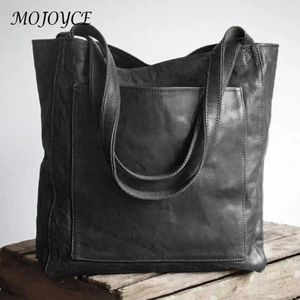 Women Fashion Pu Leather Tote Sloted Solid Clear Bag Barge Crace For Women Classic Retro Daily Handbag 240320