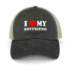 Бейсбольные кепки «Я люблю своего парня», ковбойская шляпа от солнца для детей, бейсболка с козырьком, мужская и женская