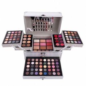makeup Set Gift Box Full Mystery Box Lipstick Eyeshadow Lip Gloss Blush Brush Lipstick Complete Make Up Cosmetics For Women F7yz#