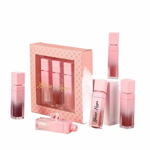 Anpassad smink Set Vegan Lip Gloss Private Label Makeup Kit Full Profial Lip Kit X1RZ#