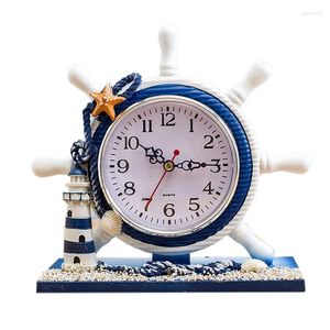 Wall Clocks Promotion! (1Pcs) Decorative Table Clock Nordic Decoration Bedroom Living Room Wooden Ornaments