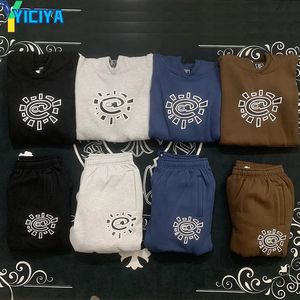 YICIYA Hoodie Solar scroll pattern brand Sweatshirt hoodies Woman Clothing Letter Sweatshirts Casual Long Sleeve Pullover 240313