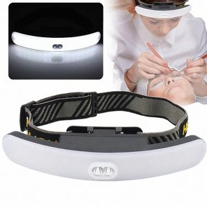 Светодиодный налобный фонарь USB перезаряжаемый для Eyel Extensi Grafting Lamp Eye Protecti Light Shadowl Nail Art Татуировка бровей и губ 95BL #