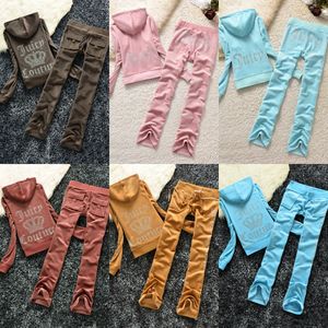 womens juicy womens tracksuit for woman velvet velour women track suit hoodies and pants outifits tracksuit women two piece sets sports suit zipper long sleeve xx