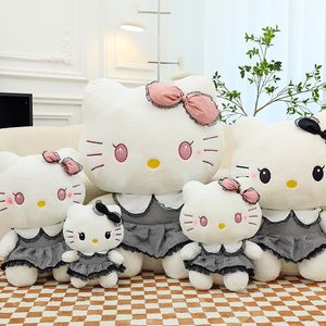 Śliczne koty pluszowe zabawki Dolls nadziewane anime urodzinowe prezenty domowe do sypialni dekoracja