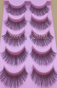 Natural Sparse Cross Eye Lashes Extension Makeup Long False Eyelashes Thick White Cotton Terrier Natural False Eyelashes2929887