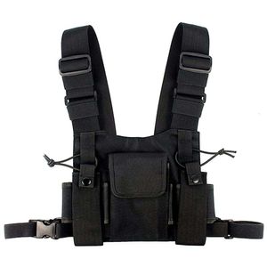 Radio Harness Brusttasche vorne Packtasche Holster Weste Rig Tragetasche für Baofeng BF-888S UV-5R TYT für Motorola ICOM Walkie Talkie