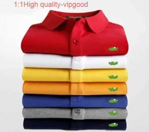QQd0 Spring Luxury animal print Men Polo Shirt Business Top crocodile Embroidery Polos Shirts male Short Sleeve Homme oversized Lapel Tees designer brand