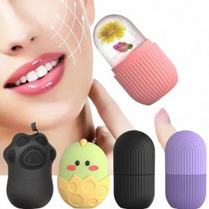 silice Ice Cube Trays Beauty Lifting Ice Ball Face Massager Ctouring Eye Roller Facial Treatment Reduce Acne Skin Care Tool G6jz#