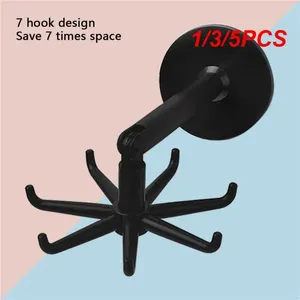 Kök förvaring 1/3/5st Universal Hook Multi-Purpose 360 ​​Degrees Rotated Rotatable Six-Claw Rack Organizer Spoon Hanger