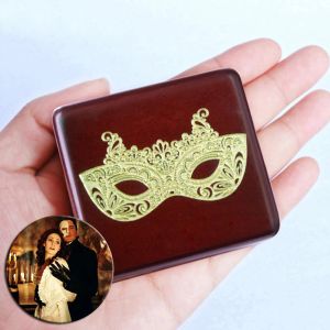 Scatole Sinzyo Fantasma in legno fatto a mano dell'opera Carillon in maschera Regalo di compleanno per Natale Regali speciali di San Valentino