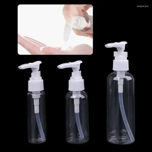 Storage Bottles Shampoo And Conditioner Dispenser Bottle Plastic Empty Refillable Lotion Container For Bathroom Body Wash