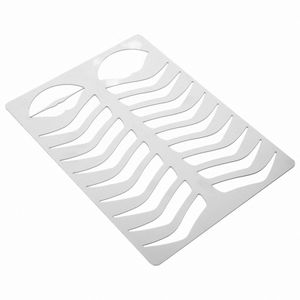 Modelo de sobrancelha Forma Prática Molde Stencil Maquiagem Accory Sha Lip Draw Board e6Ce #