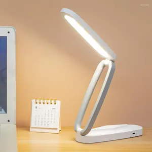 Table Lamps Folding Lamp Glare-free Led High Brightness Desk With Stepless Dimmable Feature 3 Color For Reading