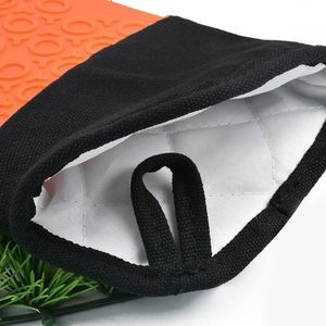 NEW 1PCS Extra Long Oven Mitts and Pot Holders Sets Heat Resistant Silicone Cooking Gloves Hot Pads Potholders
