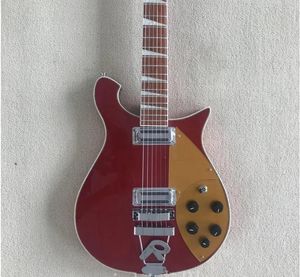 NOWOŚĆ MOD MODE RICK 620 RED ELECTRON GUITAR Model 620 SCICH THRU Body Toster